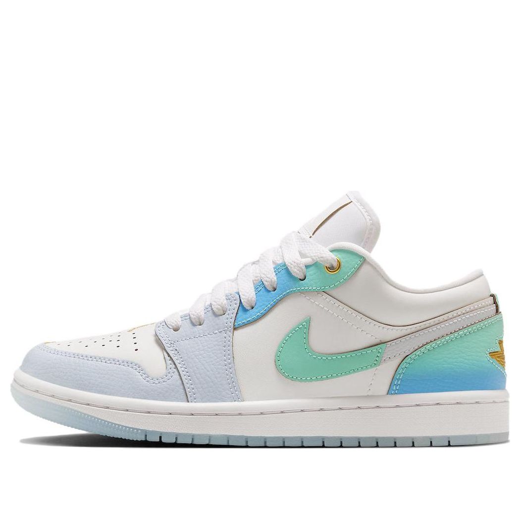 (WMNS) Air Jordan 1 Low SE 'Emerald Rise' FN8899-131 Signature Shoe
