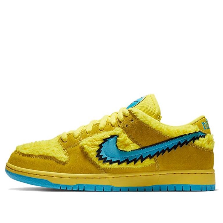 Nike x Grateful Dead SB Dunk Low 'Yellow Bear' CJ5378-700 Classic Sneakers