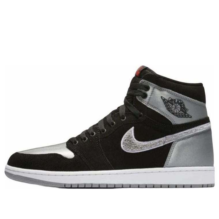 Aleali May x Air Jordan 1 Retro High OG 'Satin Shadow' AJ5991-062 Signature Shoe