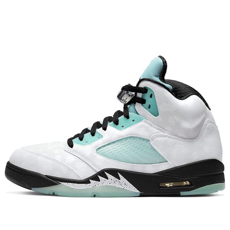 Air Jordan 5 Retro 'Island Green' CN2932-100 Signature Shoe