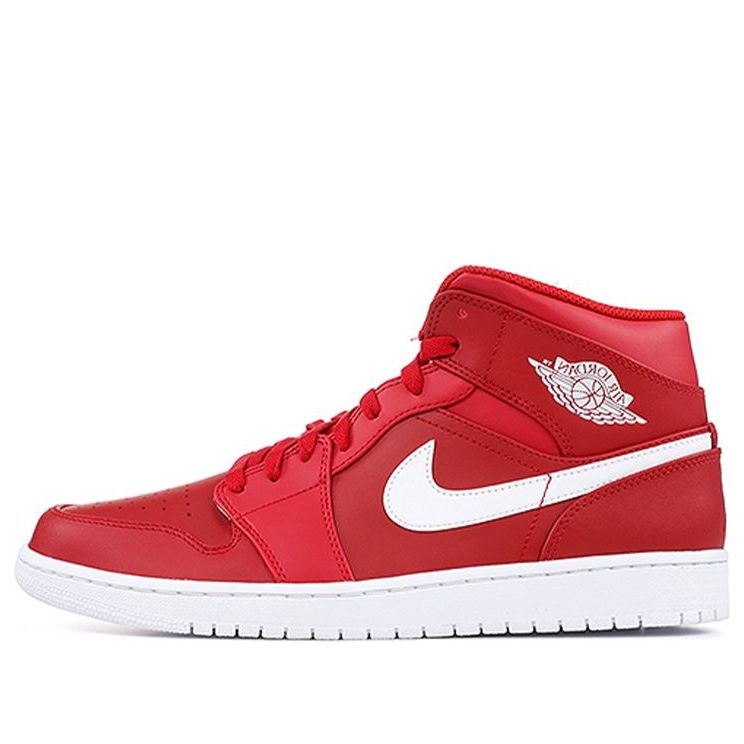 Air Jordan 1 Retro Mid 'Gym Red 2.0' 554724-600 Epoch-Defining Shoes
