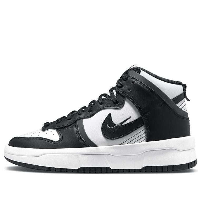 (WMNS) Nike Dunk High Up 'White Black' DH3718-104 Vintage Sportswear