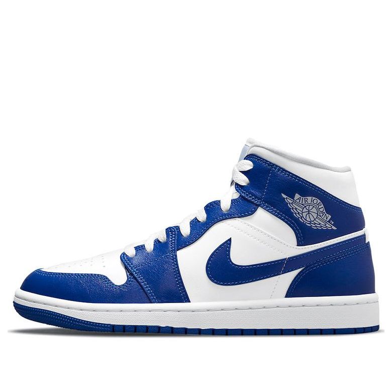 (WMNS) Air Jordan 1 Mid 'Kentucky Blue' BQ6472-104 Cultural Kicks
