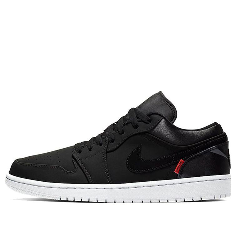 Paris Saint-Germain x Air Jordan 1 Low 'Black' CK0687-001 Classic Sneakers