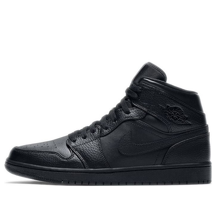 Air Jordan 1 Mid 'Triple Black' 2020 554724-091 Antique Icons