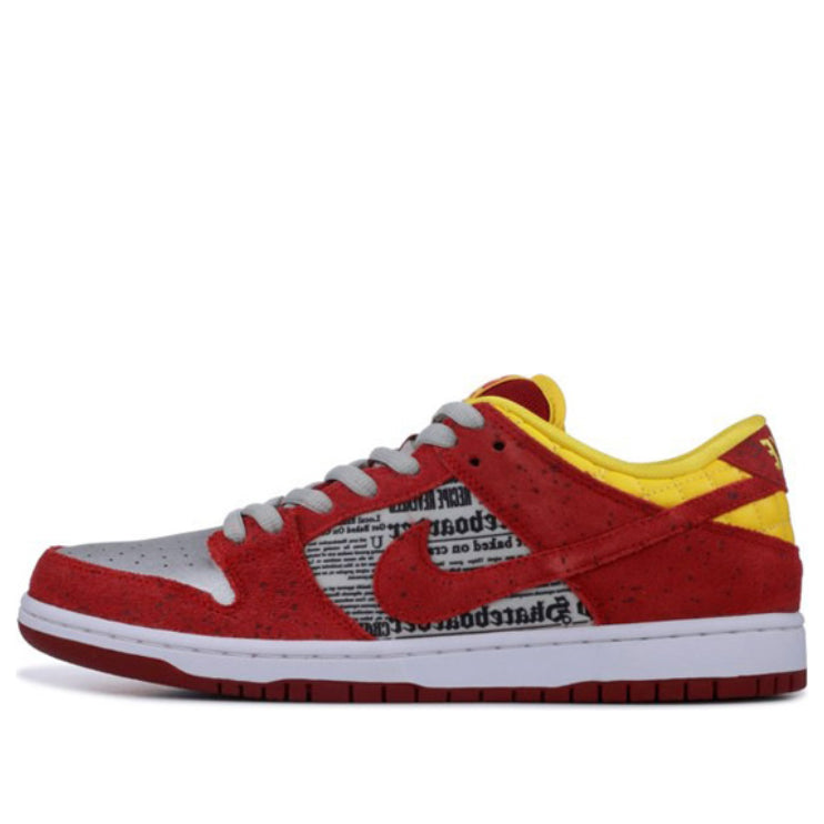 Nike SB Dunk Low Rukus Crawfish 'Red Goldsilver' 504750-660(S-BOX) Signature Shoe