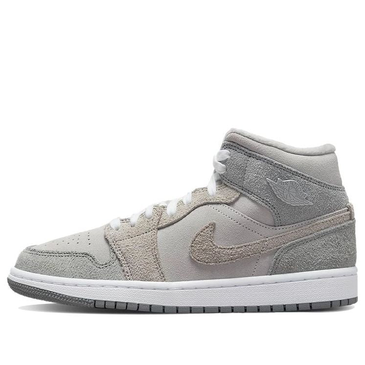 (WMNS) Air Jordan 1 Mid SE 'Particle Grey' DO7139-002 Classic Sneakers