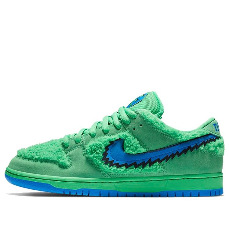 Nike x Grateful Dead SB Dunk Low 'Green Bear' CJ5378-300 Signature Shoe