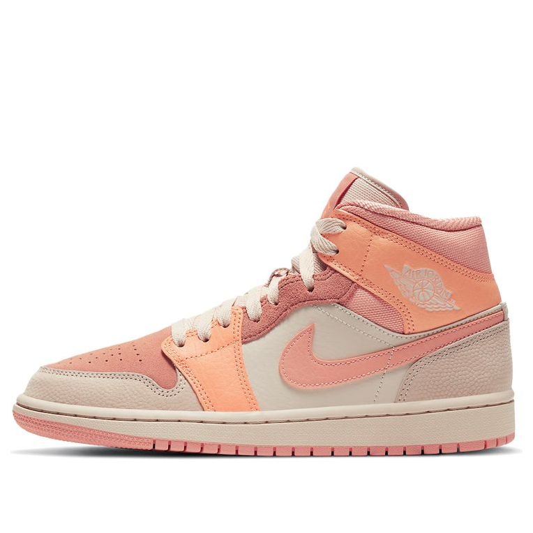 (WMNS) Air Jordan 1 Mid 'Apricot' DH4270-800 Cultural Kicks