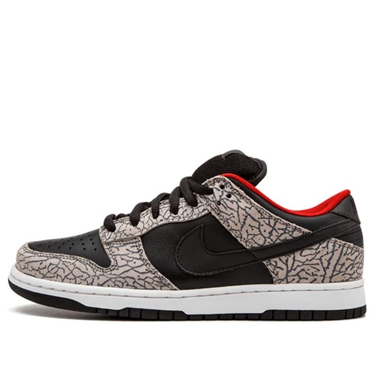 Nike Supreme x Dunk Low Pro SB 'Black Cement' 304292-131 Vintage Sportswear