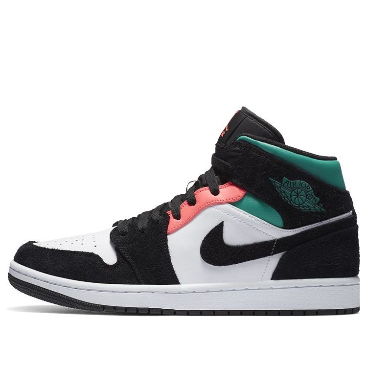 Air Jordan 1 Mid SE 'South Beach Black' 852542-116 Classic Sneakers