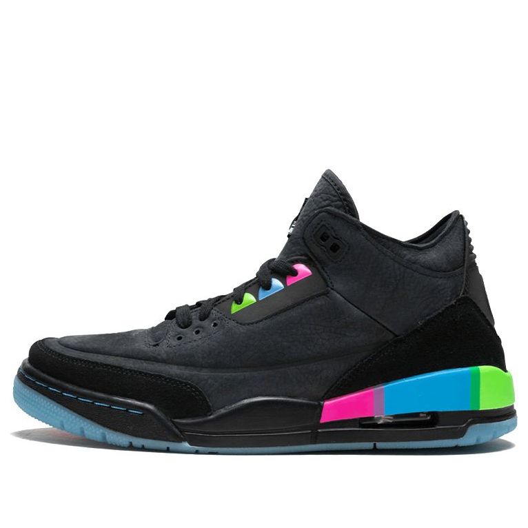Air Jordan 3 Retro 'Quai 54' AT9195-001 Signature Shoe
