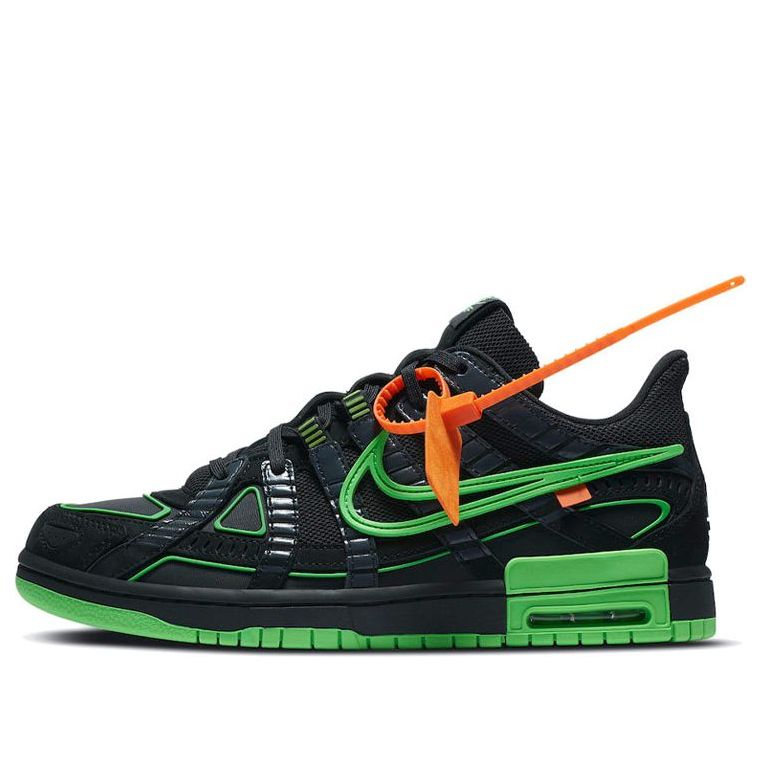 Nike Off-White x Air Rubber Dunk 'Green Strike' CU6015-001 Classic Sneakers