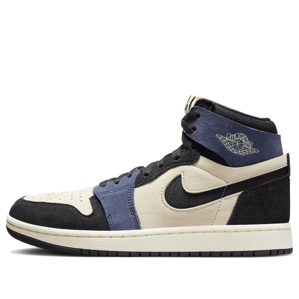(WMNS) Air Jordan 1 High Zoom Comfort 2 'Blackened Blue' DV1305-104 Vintage Sportswear