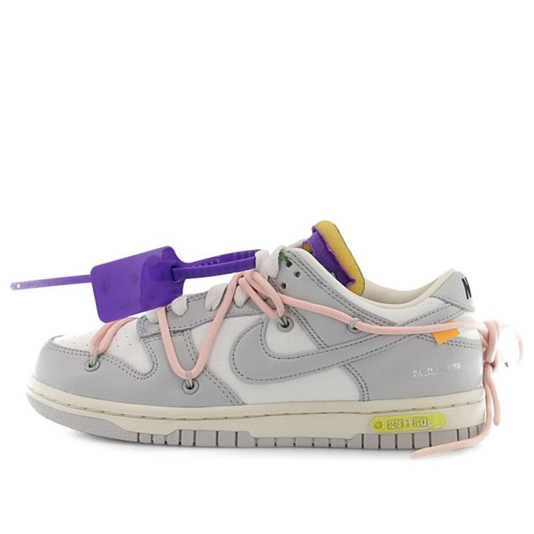 Nike Off-White x Dunk Low 'Lot 24 of 50' DM1602-119 Classic Sneakers