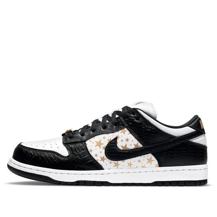 Nike Supreme x Dunk Low OG SB QS 'Black' DH3228-102 Signature Shoe