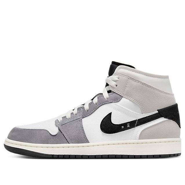 Air Jordan 1 Mid SE Craft 'Inside Out - Cement Grey' DZ4136-002 Epoch-Defining Shoes