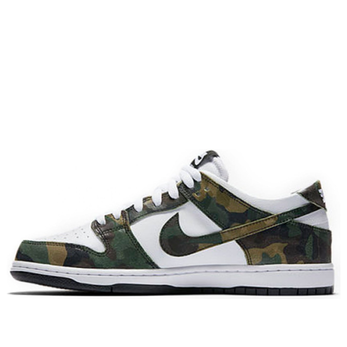 Nike Zoom Dunk Low Pro SB 'White Camo' 854866-331 Classic Sneakers