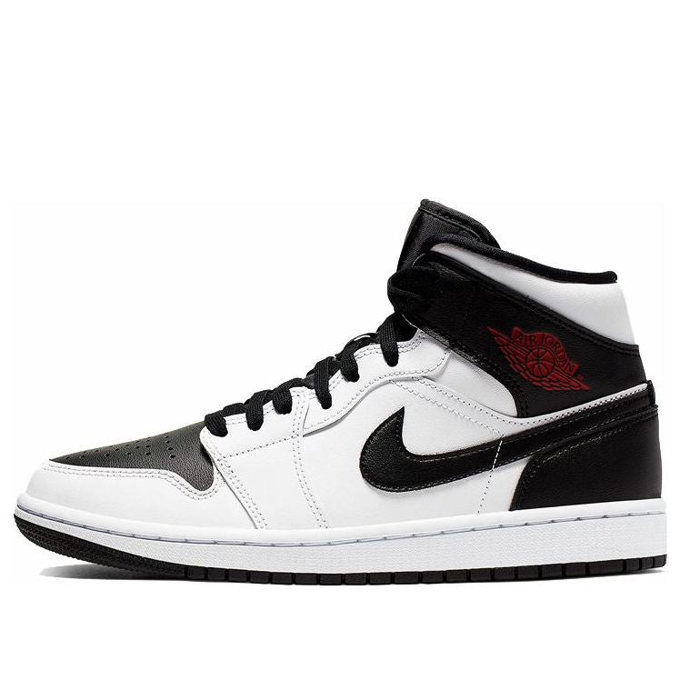 (WMNS) Air Jordan 1 Mid 'White Black' BQ6472-101 Cultural Kicks