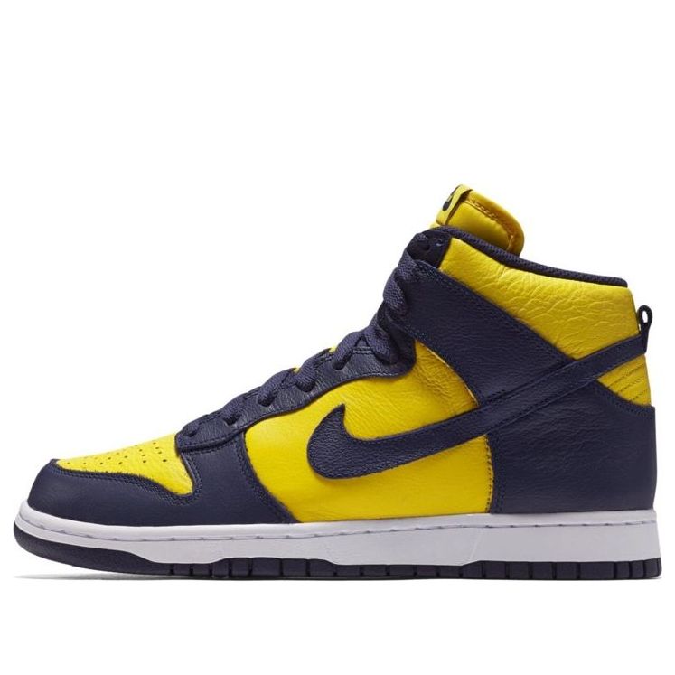 Nike Dunk High QS 'Michigan' 2016 850477-700 Signature Shoe