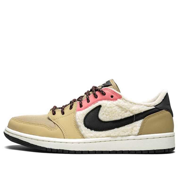 (WMNS) Air Jordan 1 Retro Low Fleece 'Parachute Beige' AQ0828-200 Epoch-Defining Shoes