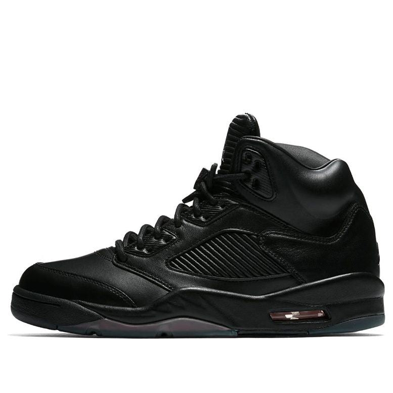 Air Jordan 5 Retro Premium 'Triple Black' 881432-010 Vintage Sportswear