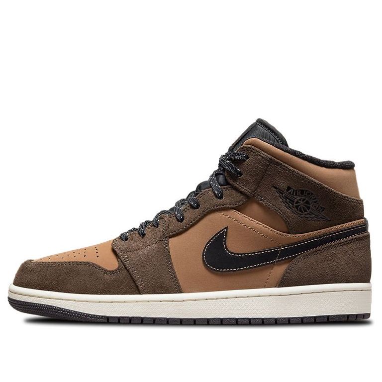 Air Jordan 1 Mid SE 'Dark Chocolate' DC7294-200 Classic Sneakers