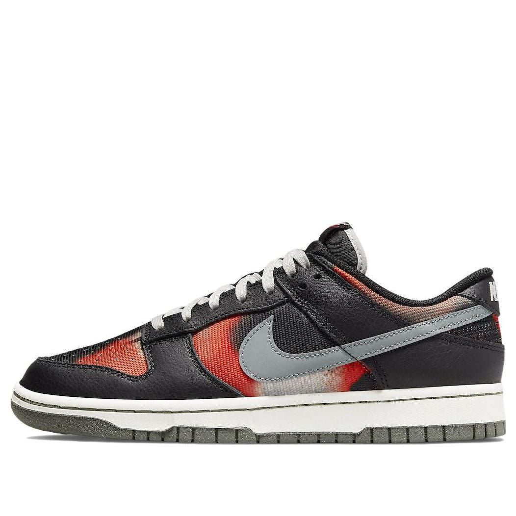 Nike Dunk Low 'Graffiti Pack - Black Red' DM0108-001 Classic Sneakers