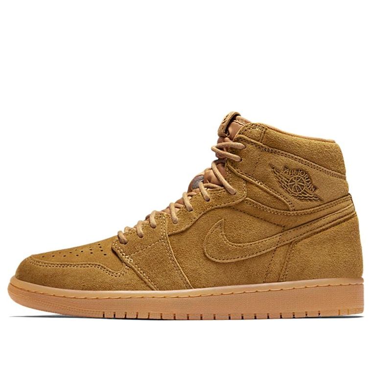 Air Jordan 1 Retro High OG 'Wheat' 555088-710 Signature Shoe