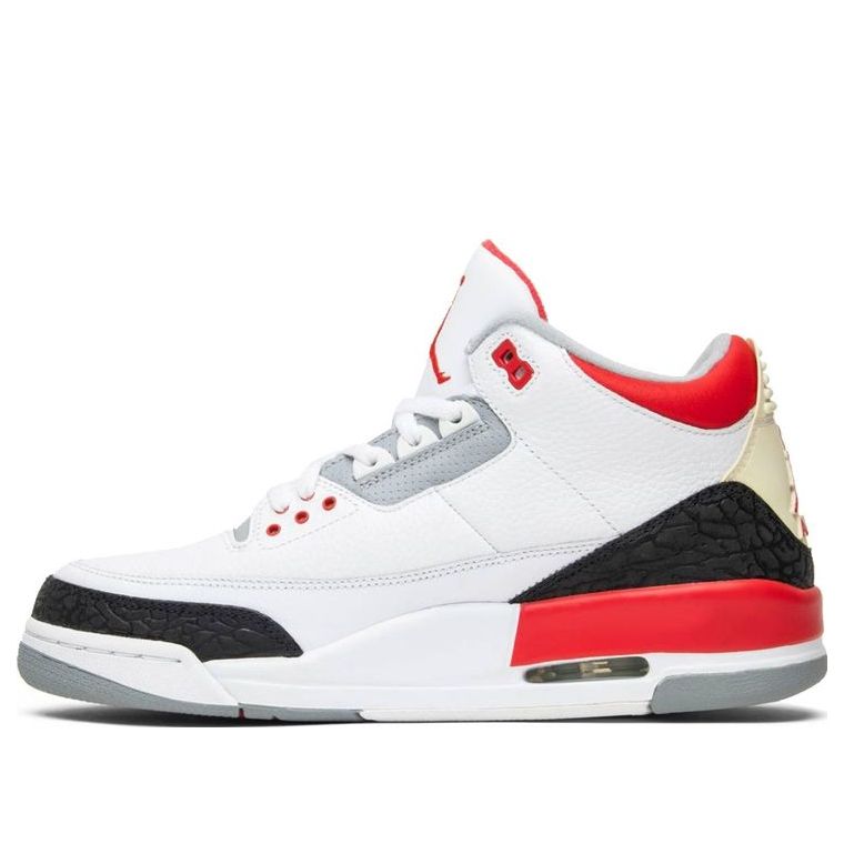 Air Jordan 3 Retro 'Fire Red' 2007 136064-161 Signature Shoe