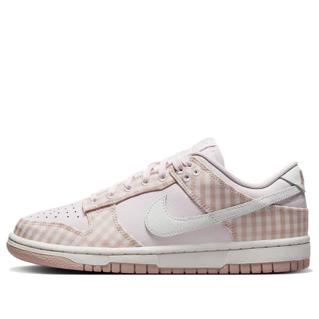 (WMNS) Nike Dunk Low 'Pearl Pink Oxford Summit White' FB9881-600 Signature Shoe