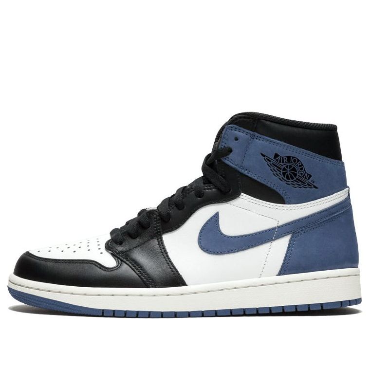 Air Jordan 1 Retro High OG 'Blue Moon' 555088-115 Signature Shoe