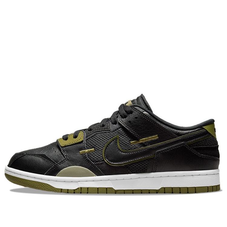 Nike Dunk Low Scrap 'Black Green' DM0128-001 Iconic Trainers