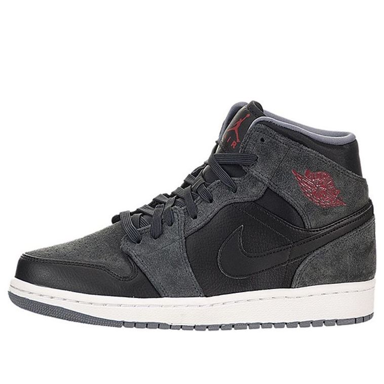 Air Jordan 1 Mid 'Anthracite' 554724-018 Iconic Trainers