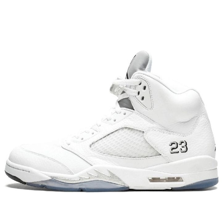 Air Jordan 5 Retro 'Metallic White' 2015 136027-130 Epoch-Defining Shoes