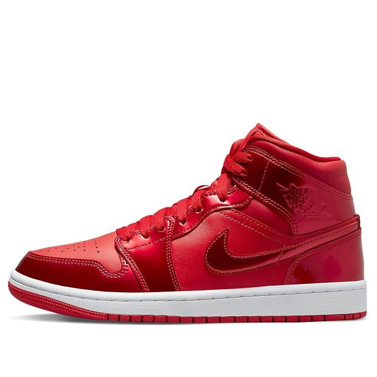(WMNS) Air Jordan 1 Mid SE 'University Red Pomegranate' DH5894-600 Signature Shoe