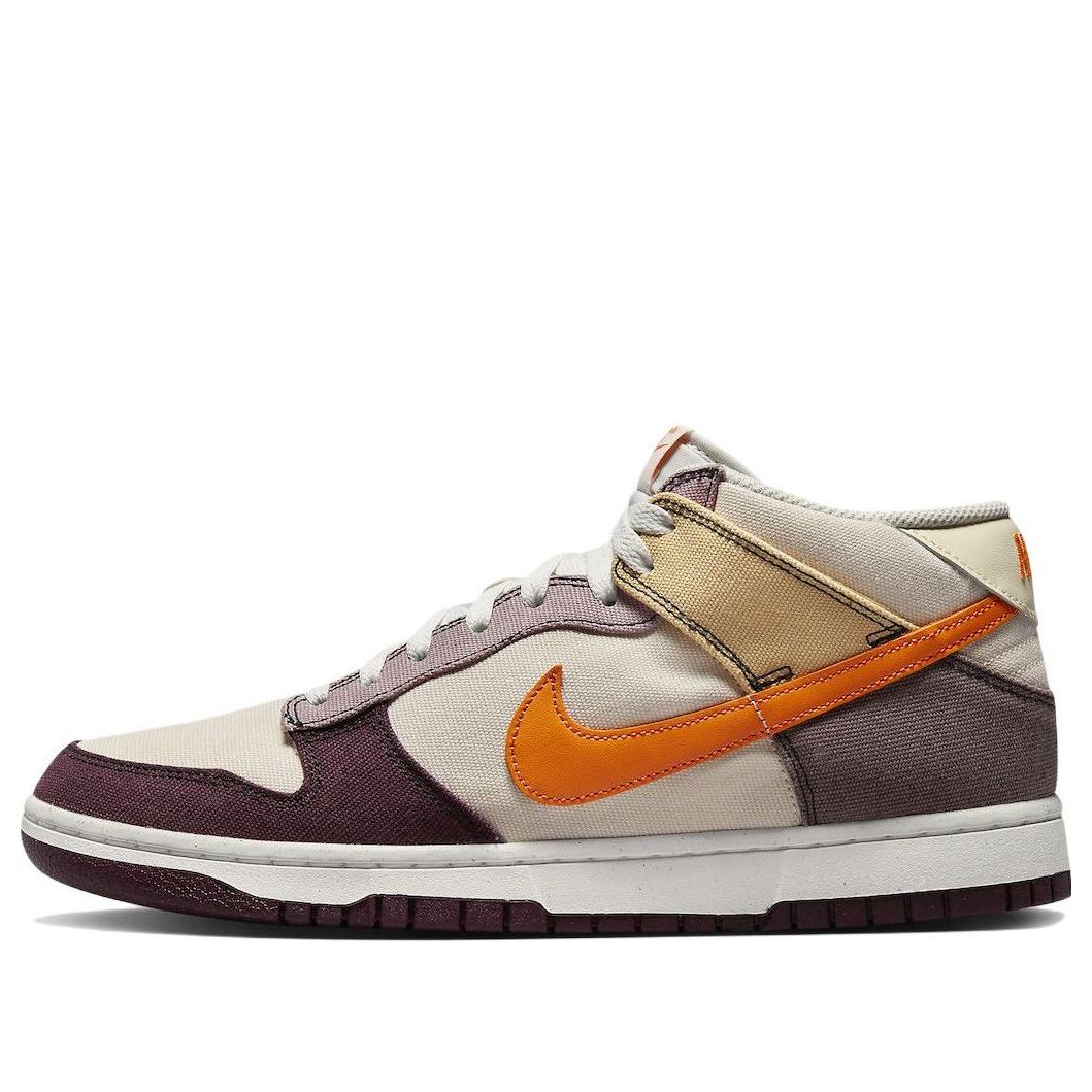 Nike Dunk Mid 'Coconut Milk Plum Orange' DV0830-101 Antique Icons
