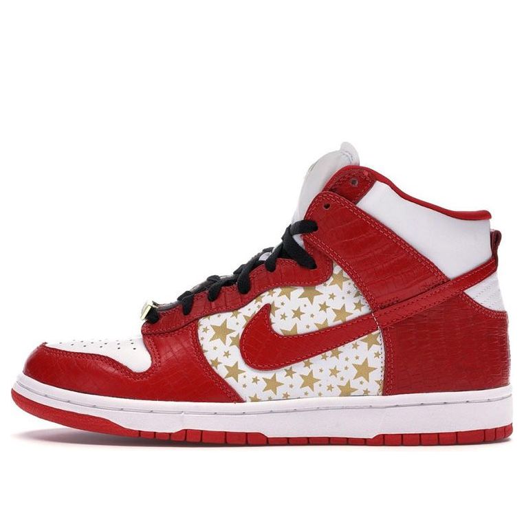 Nike Supreme x Dunk High Pro SB 'Red' 307385-161 Iconic Trainers
