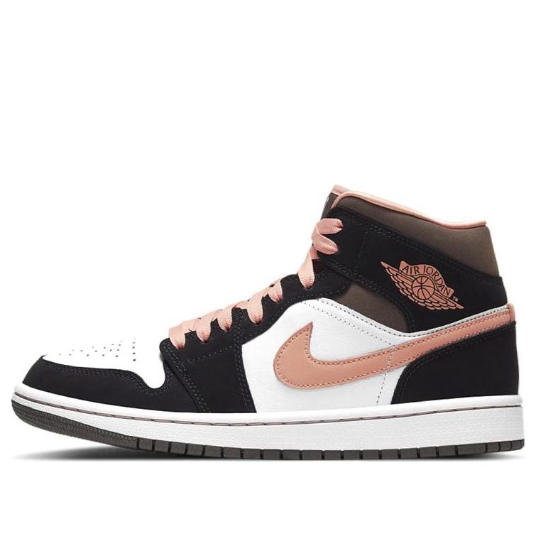 (WMNS) Air Jordan 1 Mid SE 'Peach Mocha' DH0210-100 Signature Shoe