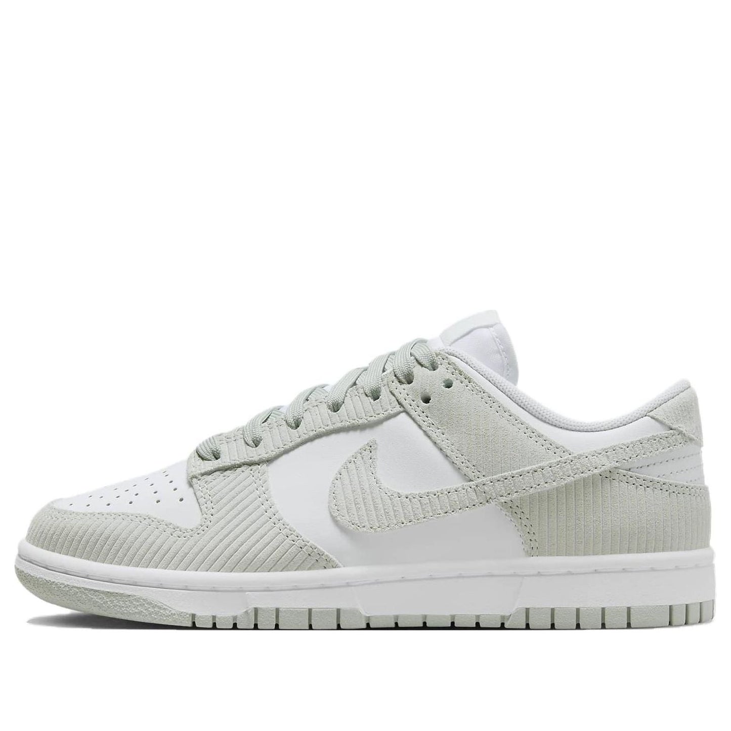 (WMNS) Nike Dunk Low 'Light Silver Corduroy' FN7658-100 Antique Icons