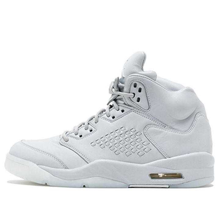 Air Jordan 5 Retro Premium 'Pure Platinum' 881432-003 Signature Shoe