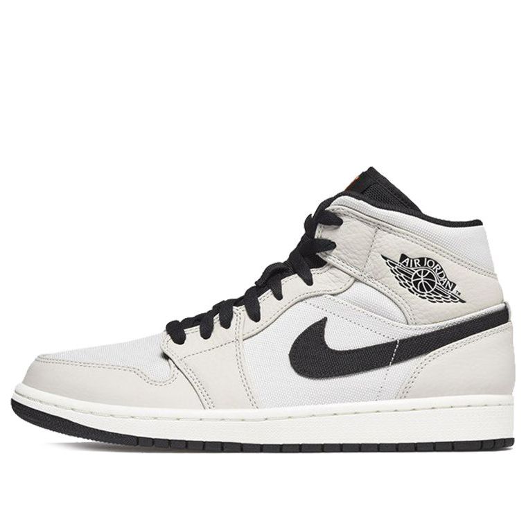 Air Jordan 1 Retro Mid SE 'Light Bone' 852542-002 Signature Shoe