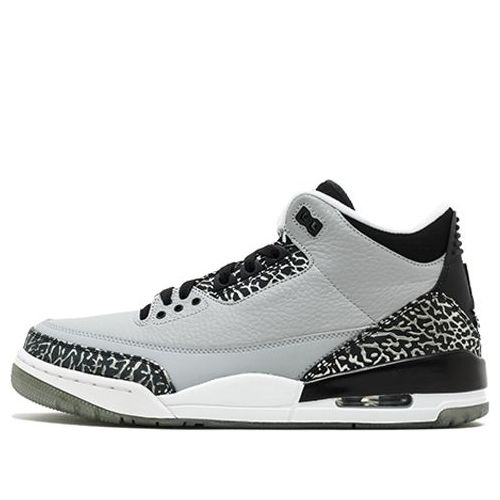 Air Jordan 3 Retro 'Wolf Grey' 136064-004 Signature Shoe