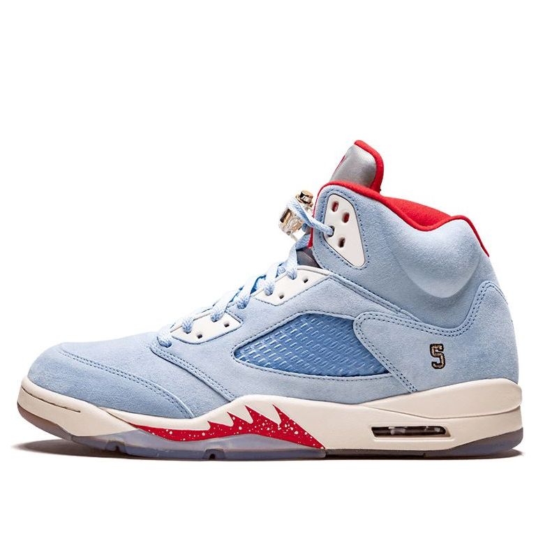 Trophy Room x Air Jordan 5 Retro 'Ice Blue' CI1899-400 Iconic Trainers