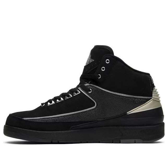 Air Jordan 2 Retro 'Black Chrome' 2004 308308-001 Iconic Trainers
