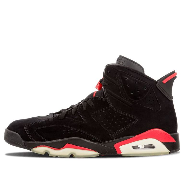 Air Jordan 6 Retro Infrared Pack 'Black' 384664-003 Classic Sneakers