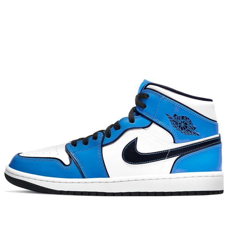 Air Jordan 1 Mid SE 'Signal Blue' DD6834-402 Iconic Trainers