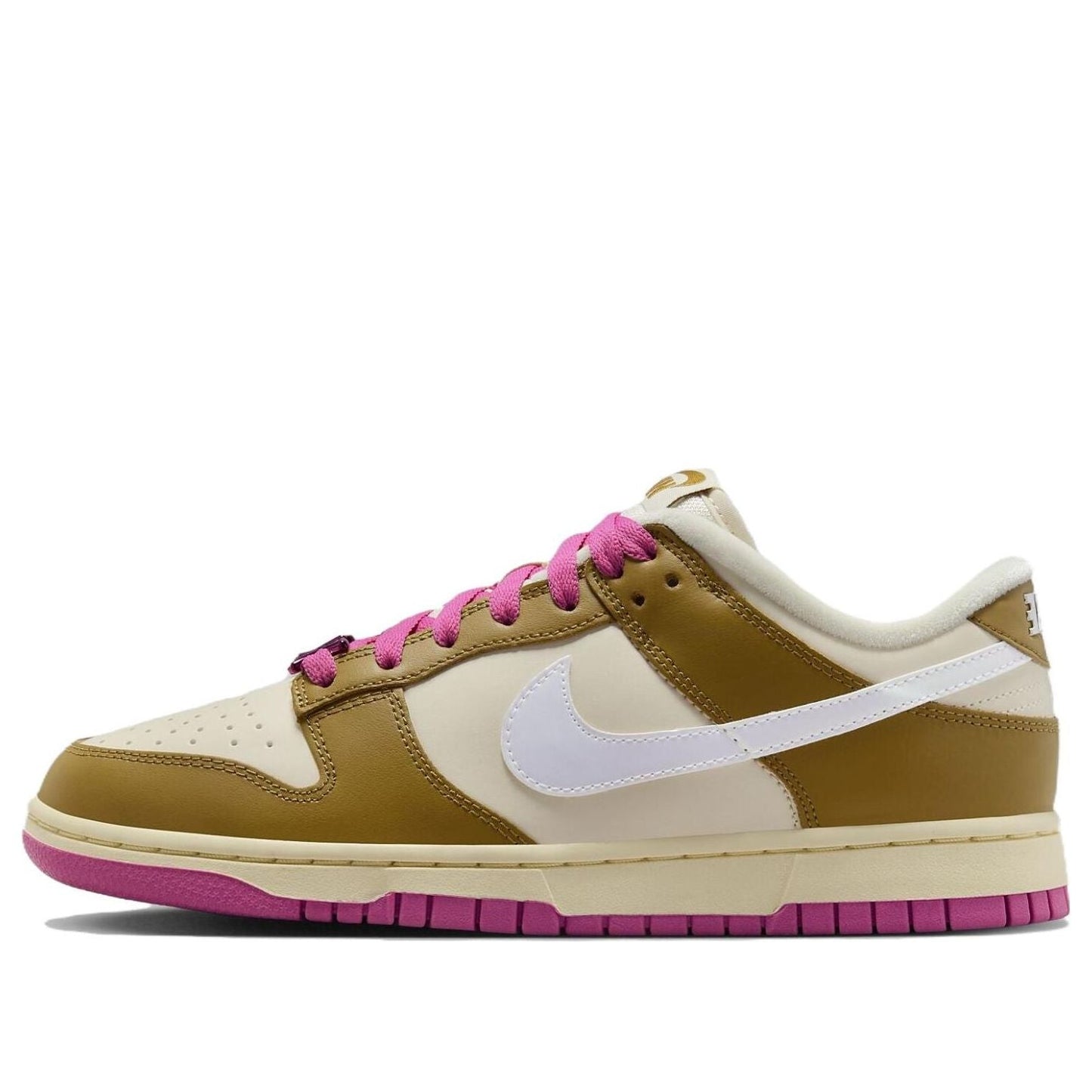 (WMNS) Nike Dunk Low 'Just Do It - Bronzine Pink' FD8683-700 Iconic Trainers
