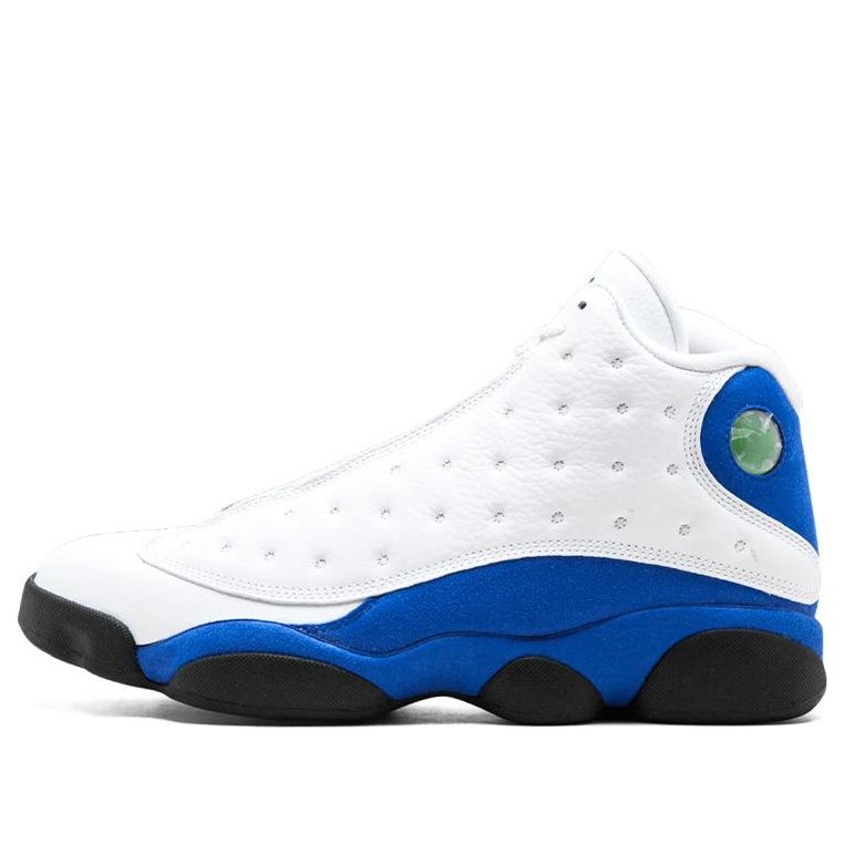 Air Jordan 13 Retro 'White Hyper Royal' 414571-117 Signature Shoe