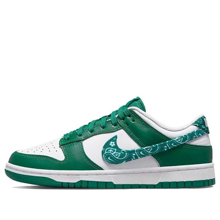 (WMNS) Nike Dunk Low 'Green Paisley' DH4401-102 Signature Shoe